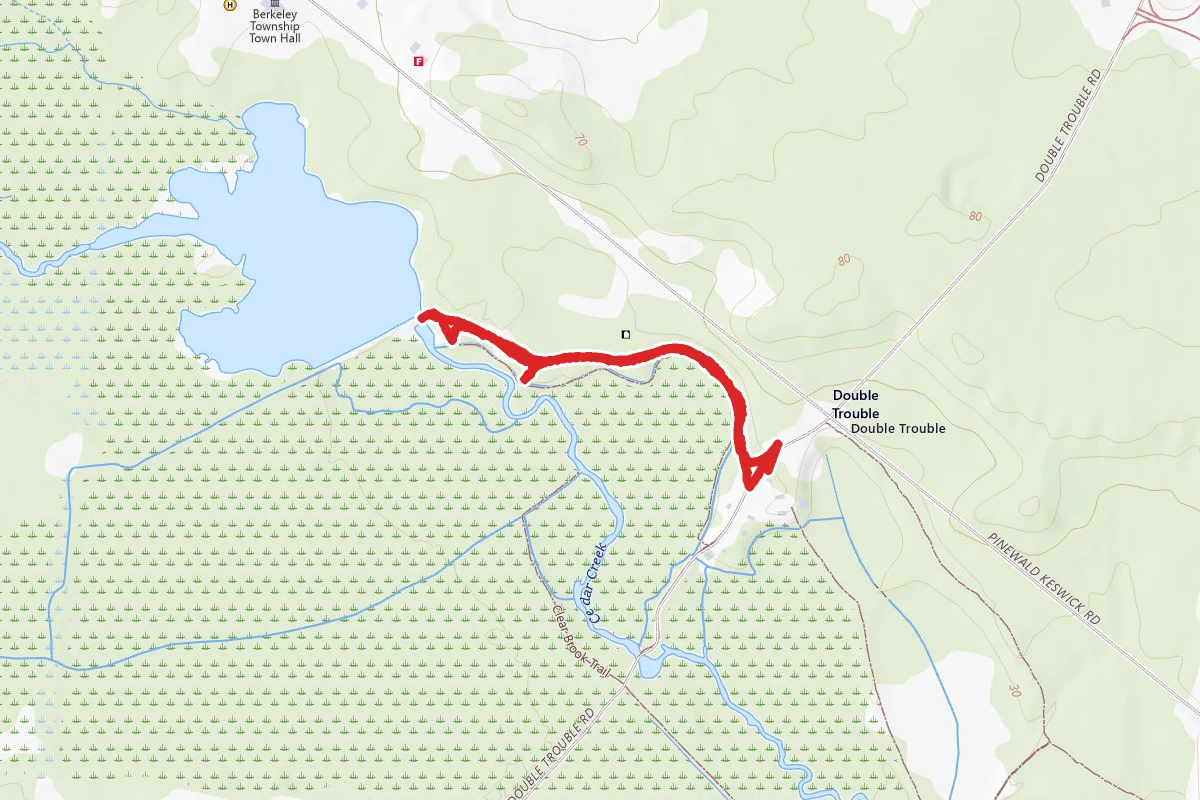 Double Trouble Reservoir Trail