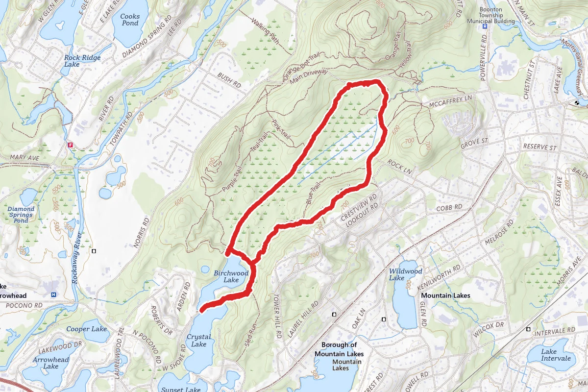 White Ogden Trail, Red and Blue Trail Loop