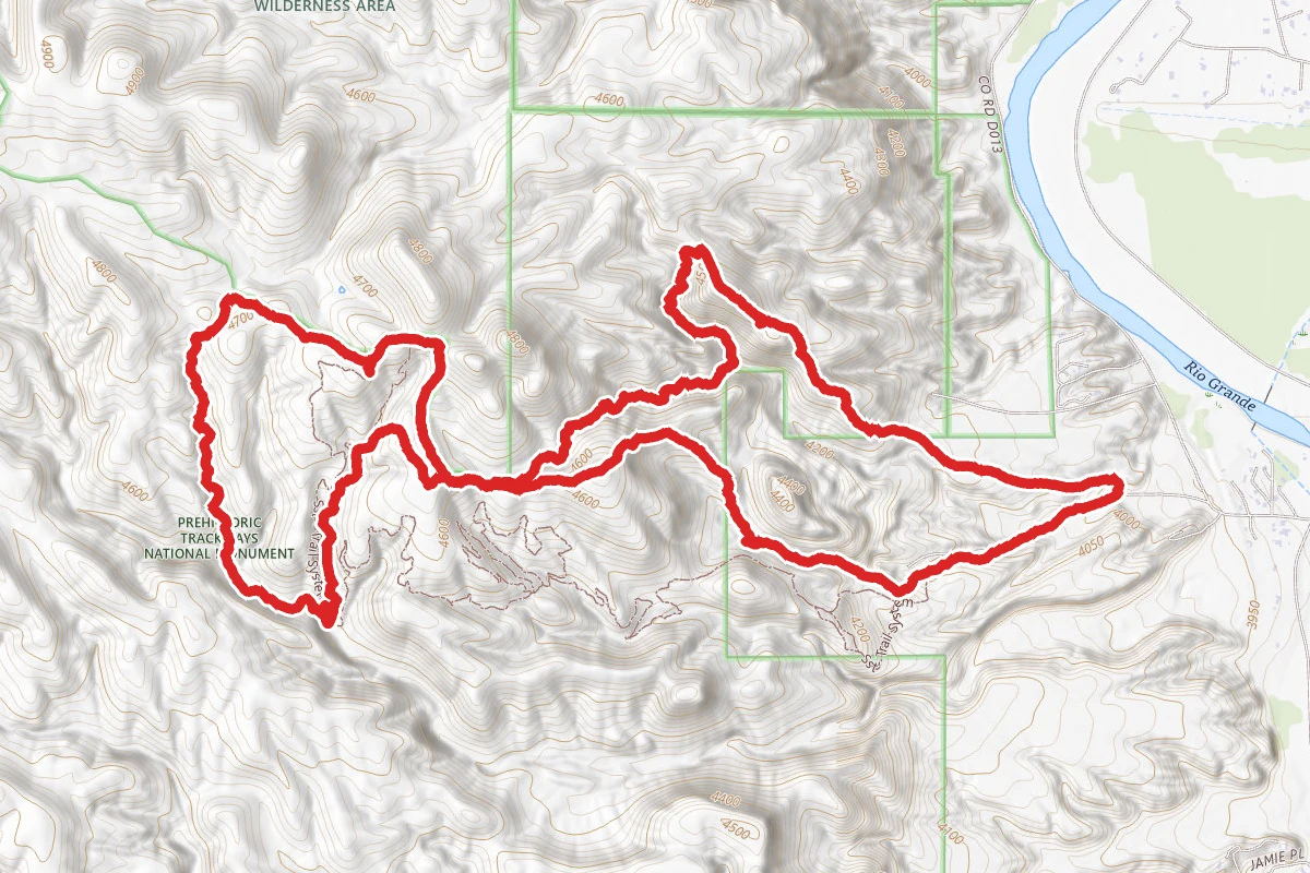 Robledo Mountain-Prehistoric Trackways Trail