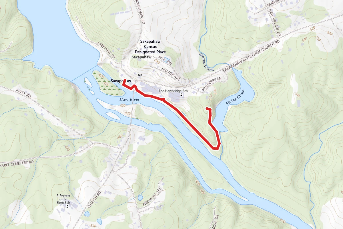 Haw River Trail Saxapahaw Segment