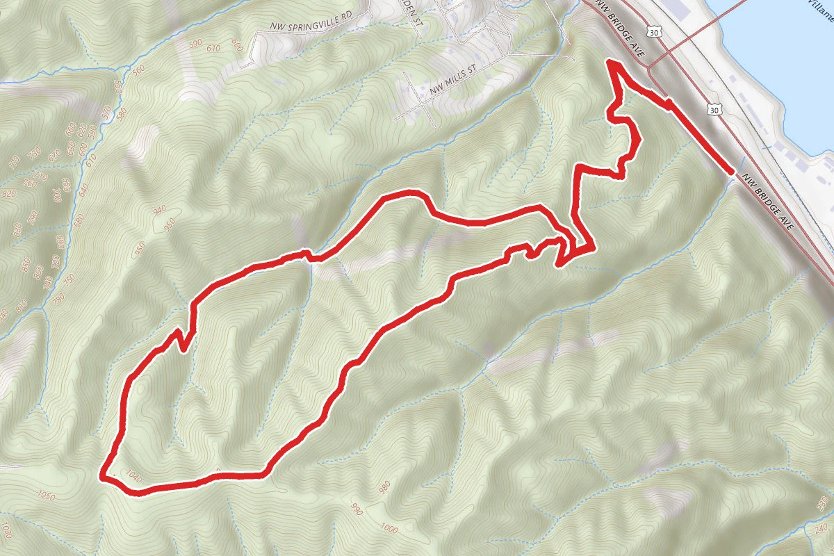 Ridge Trail and Hardesty Trail Loop