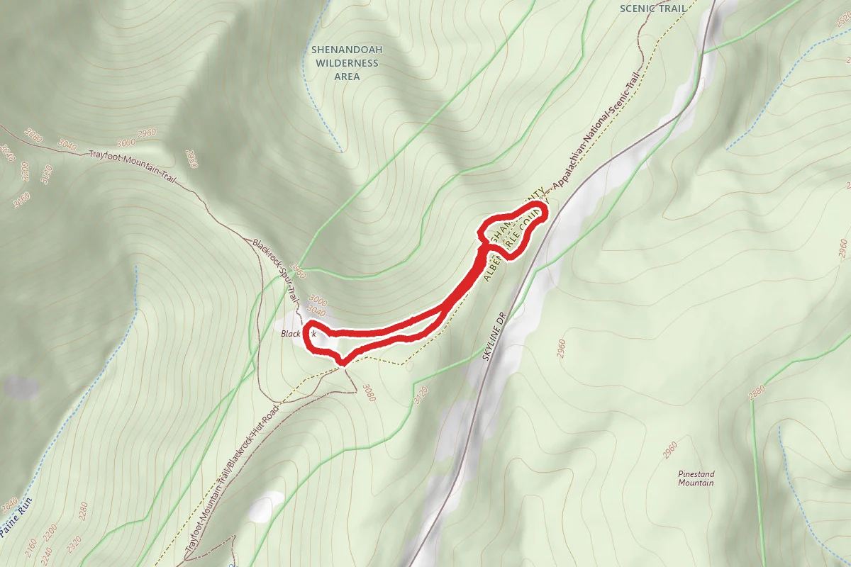 Blackrock Summit via Trayfoot Mountain and Appalachian Trail