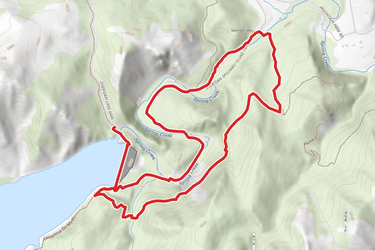Upper Spring Creek and Flume Trail Loop