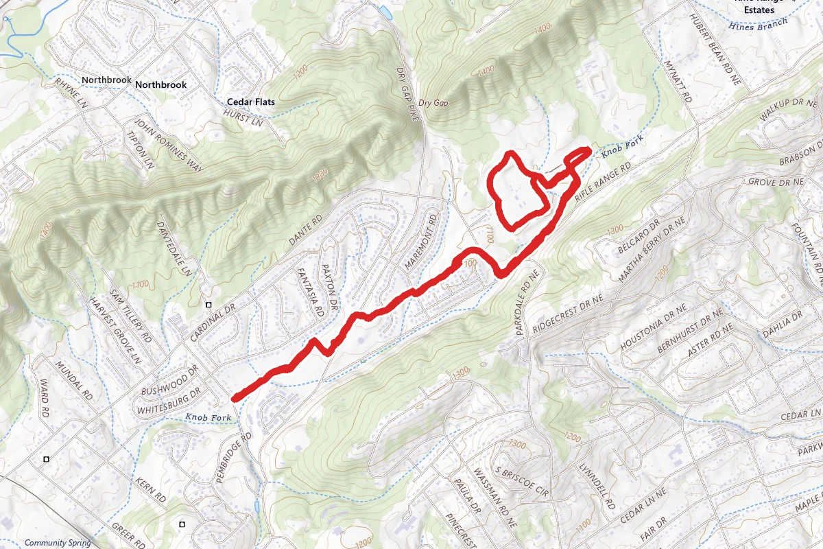 Sterchi Hill Park Loop
