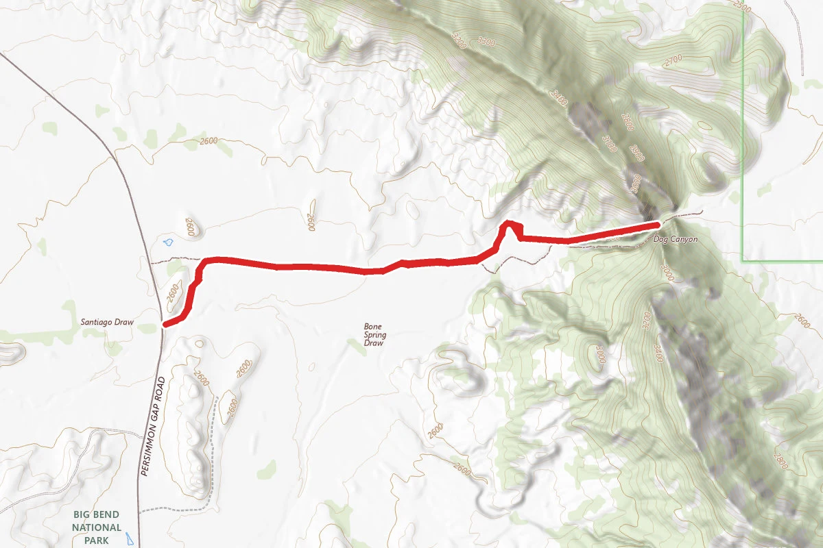 Dog Canyon Trail