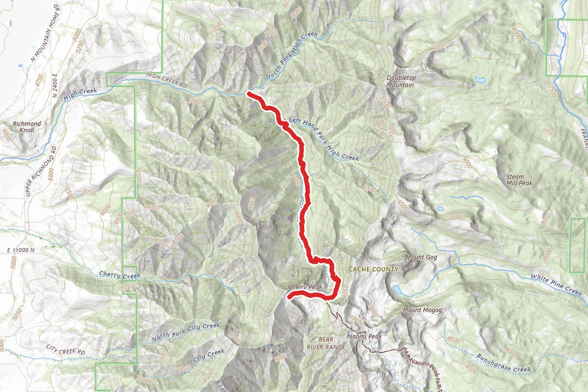 High Creek Canyon Trail