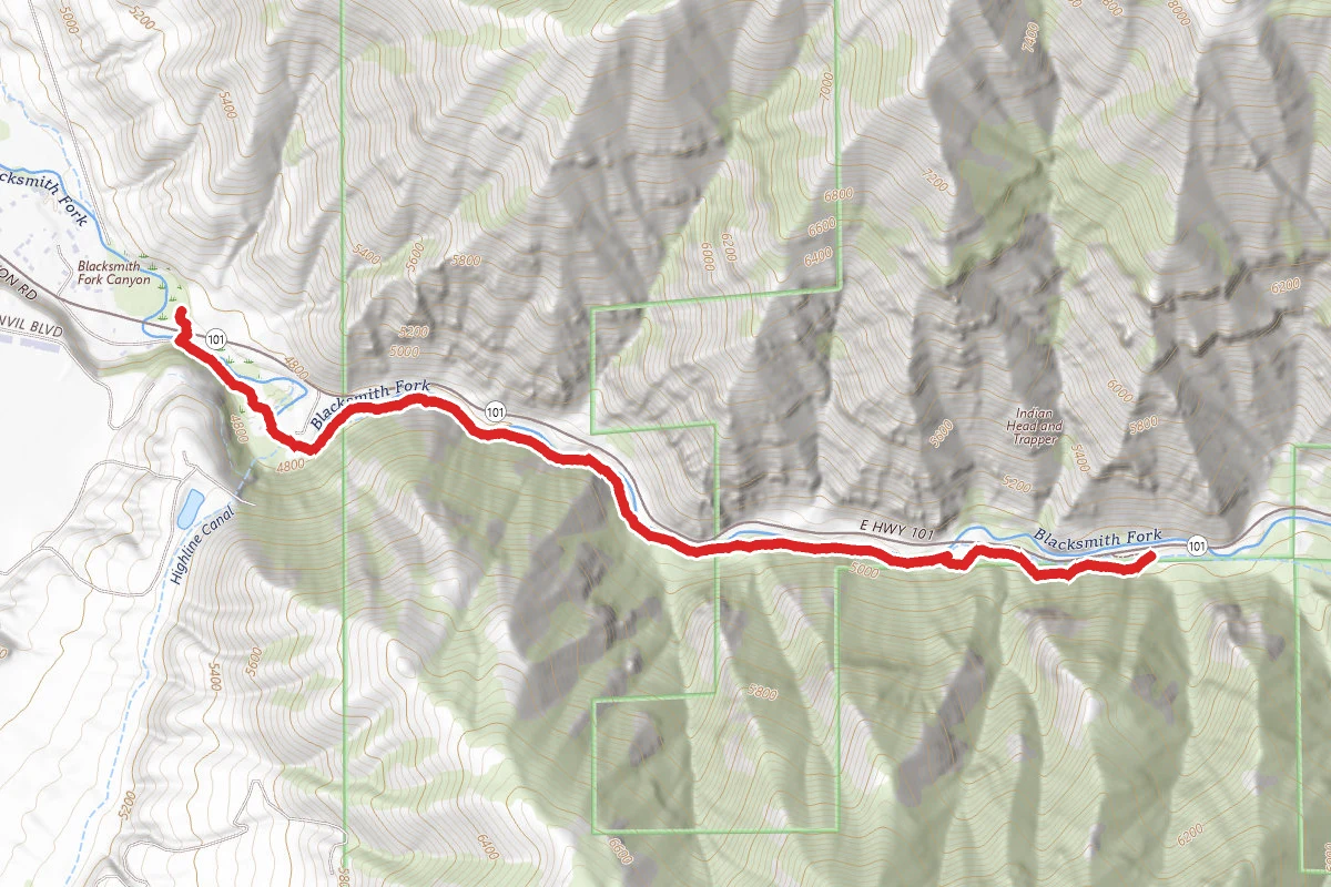 Blacksmith Fork River Trail