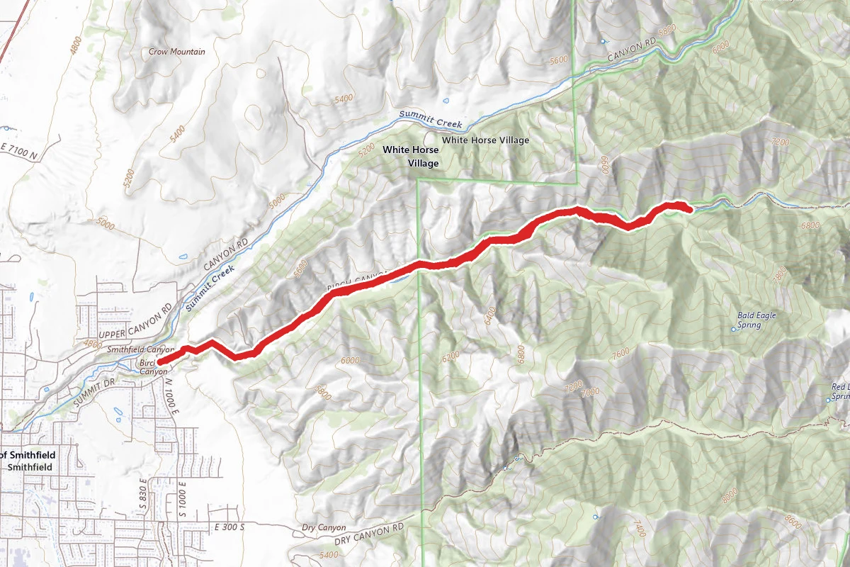 Birch Canyon Road Trail