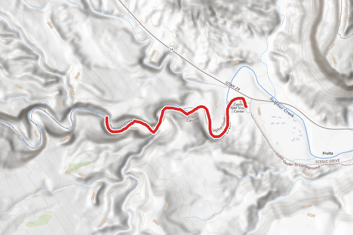 Sulphur Creek Waterfall Hike
