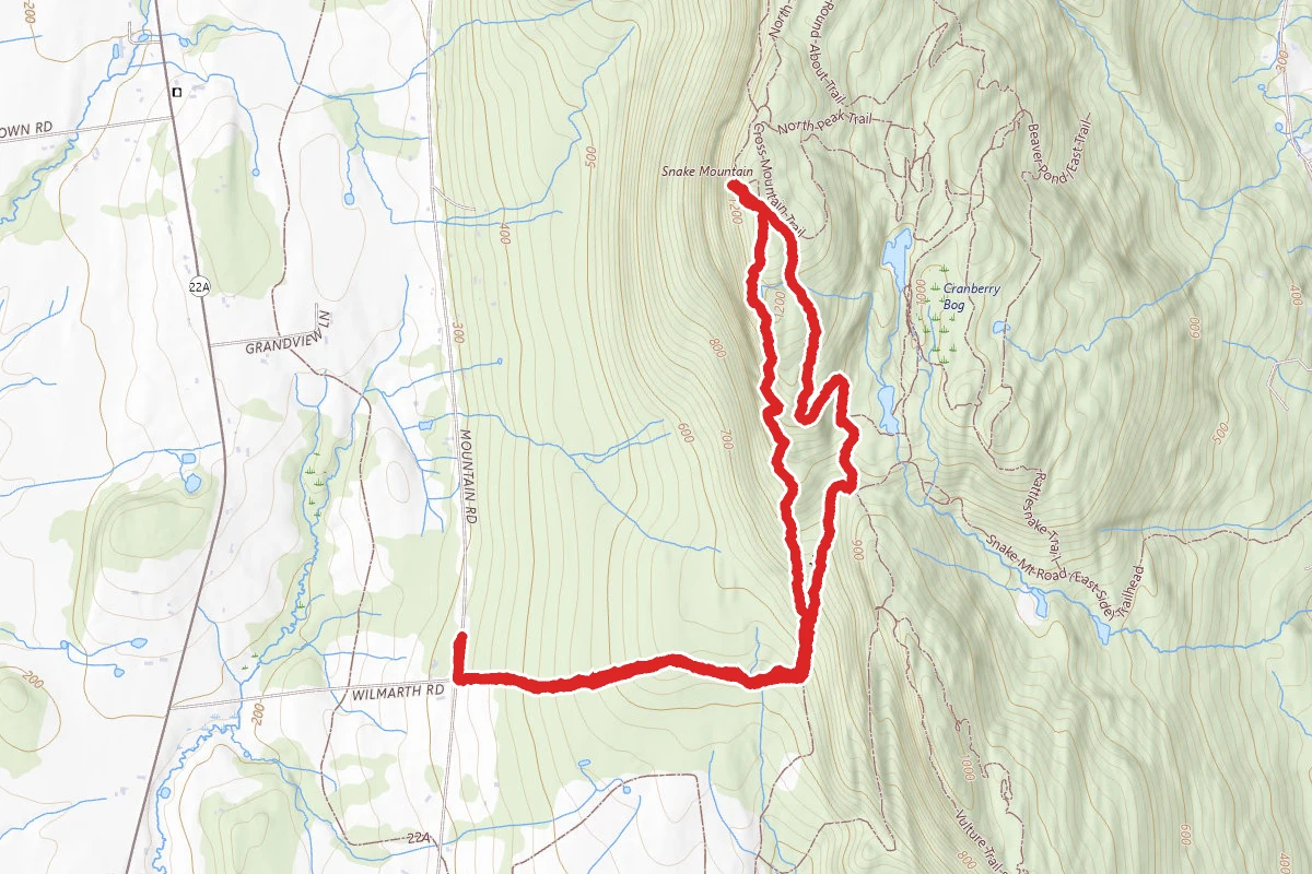 Pond Summit and Snake Mountain Loop