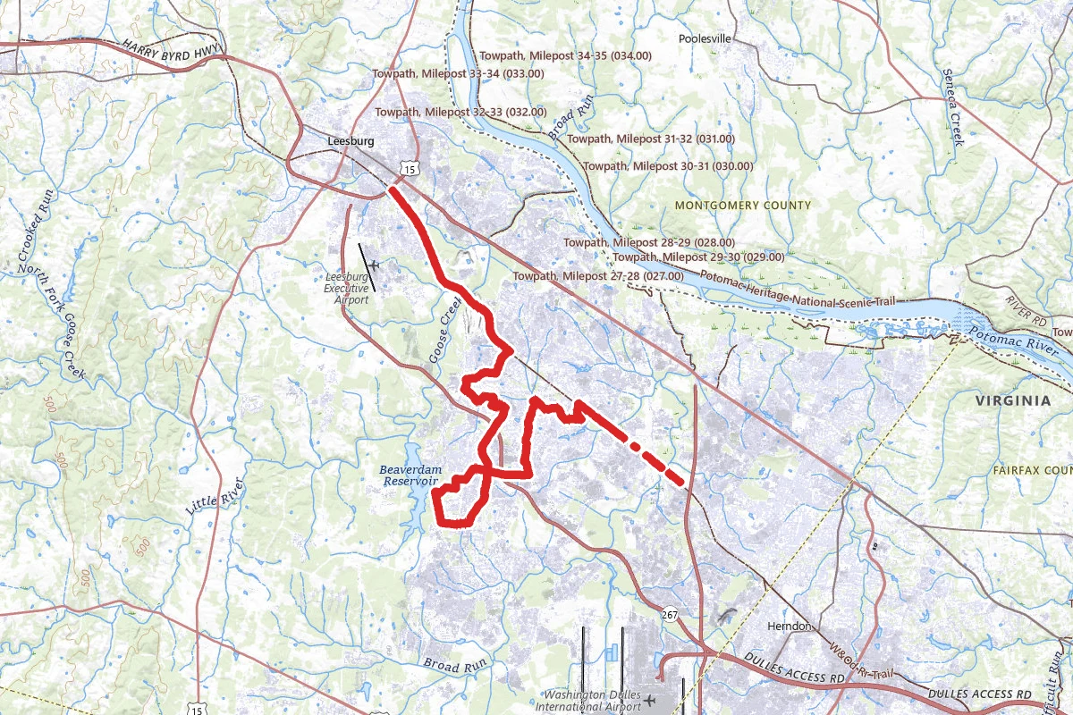 Washington & Old Dominion Trail and Broadlands Ramble