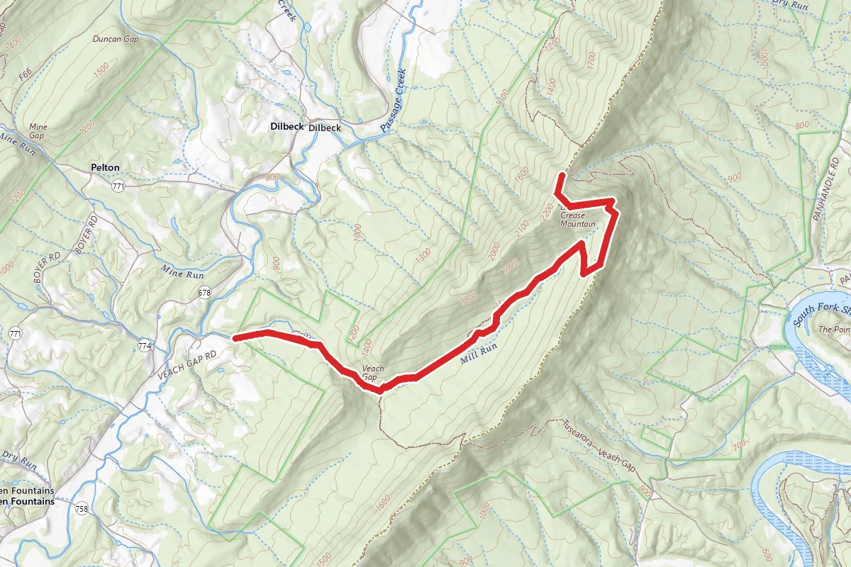 Veach Gap Trail