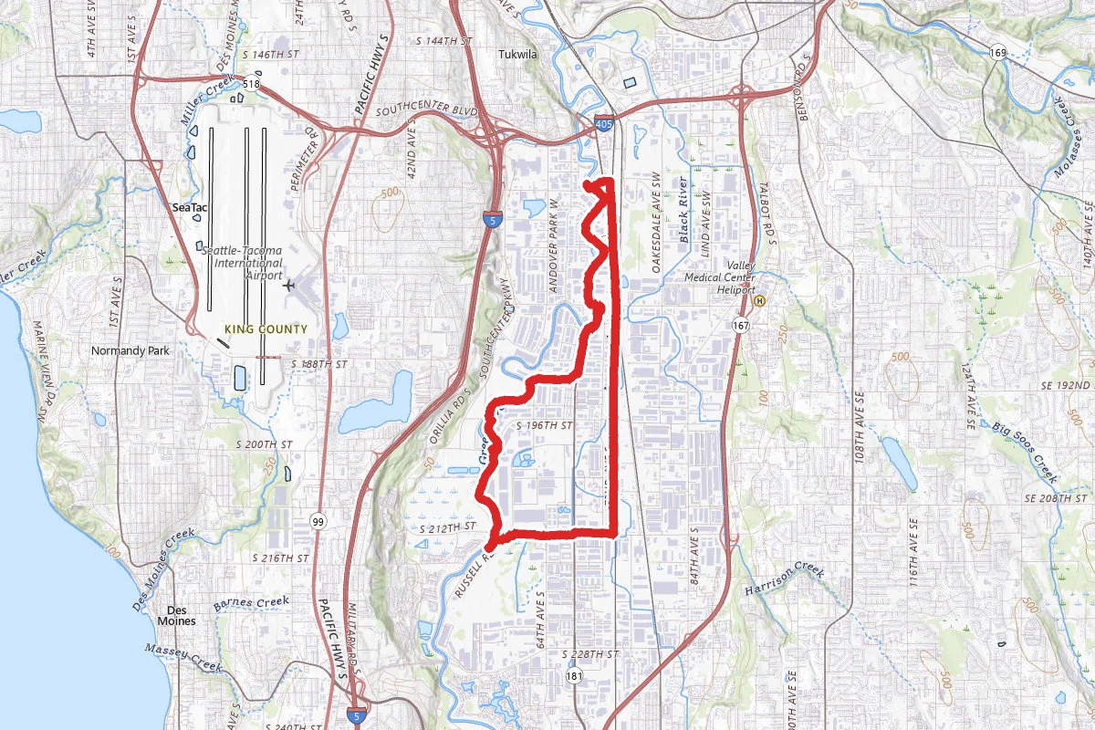 Lower Green River Trail Kent to Tukwila