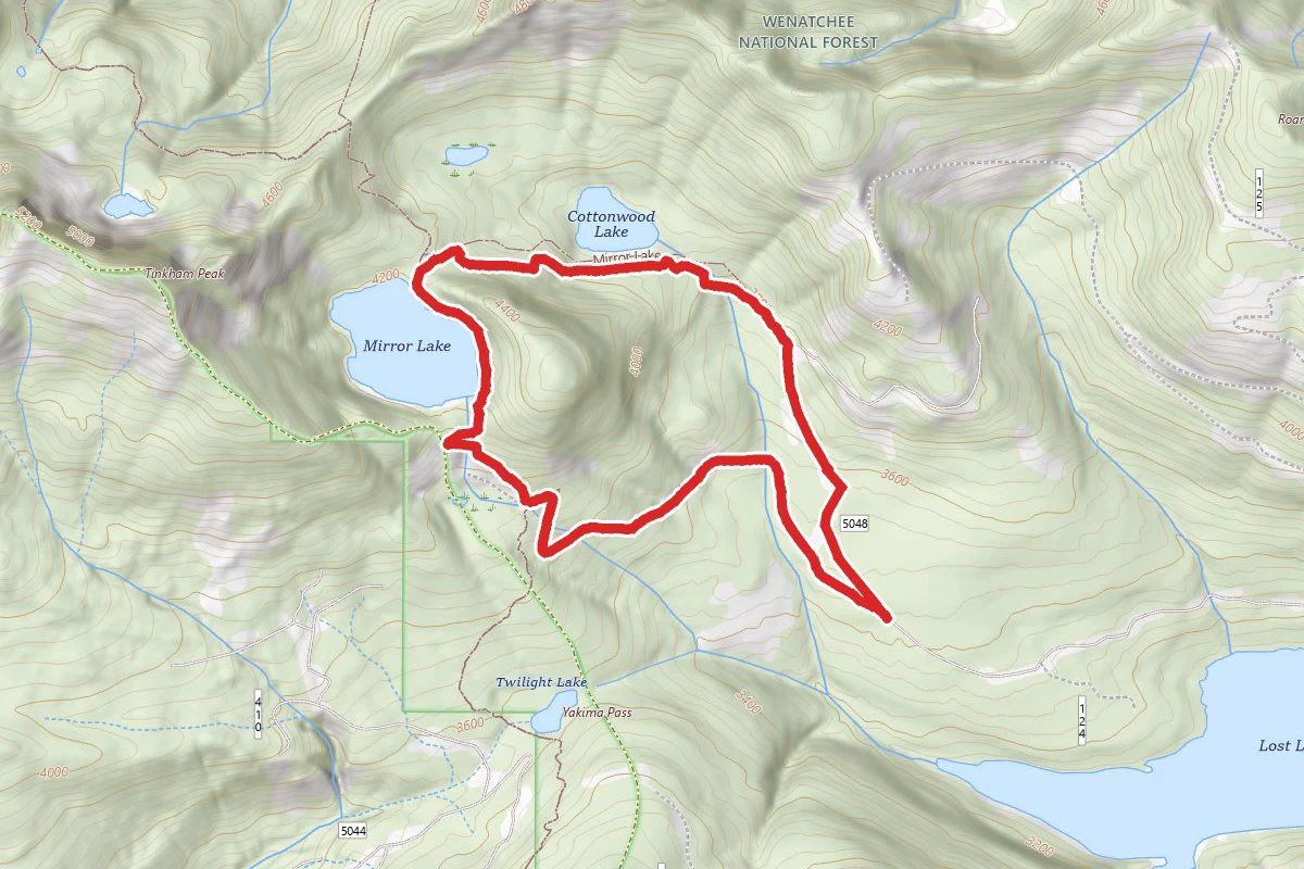 Mirror Lake to Pacific Crest Trail