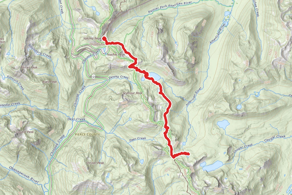 Tipsoo Lake to American Ridge