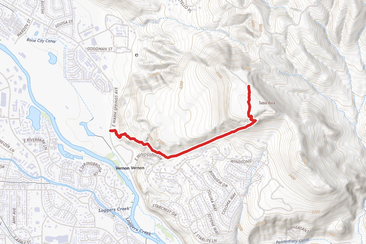 Table Rock via Tram Trail