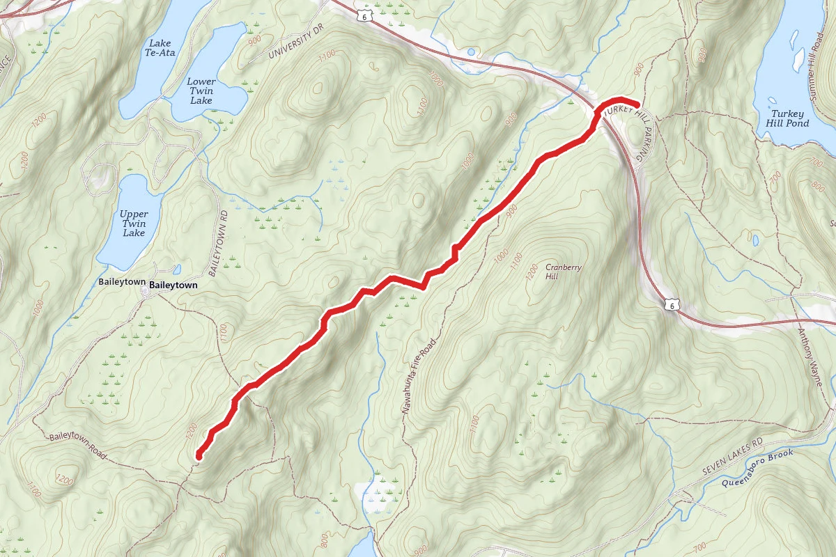 Stockbridge Mountain Shelter via Long Path