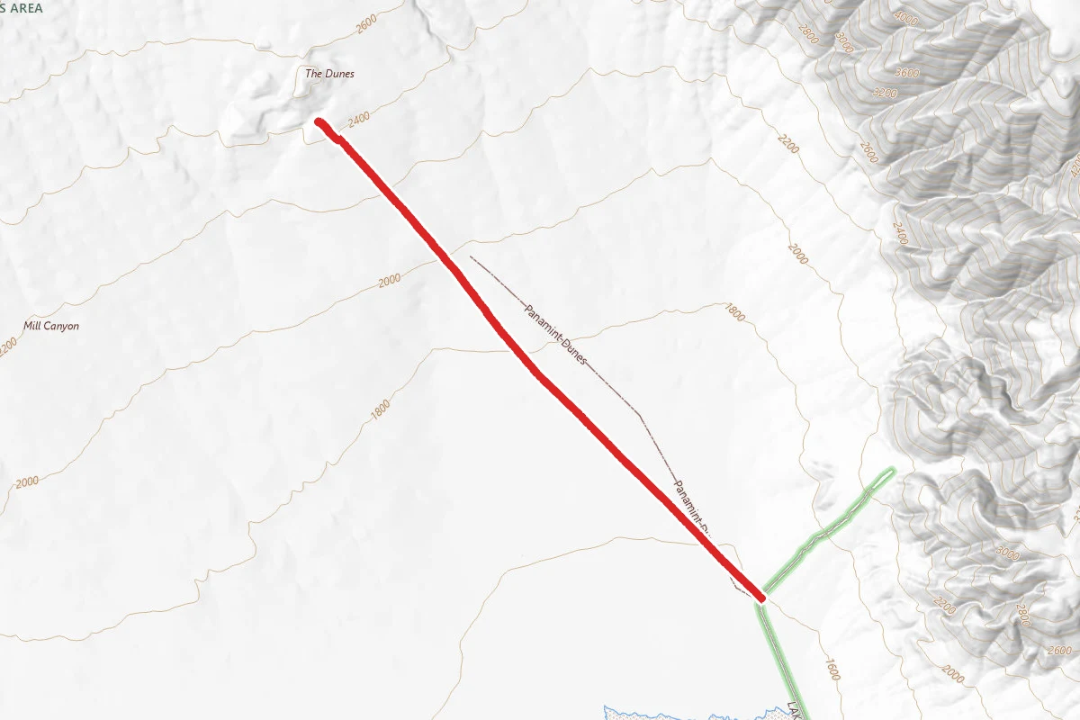 Panamint Dunes Trail