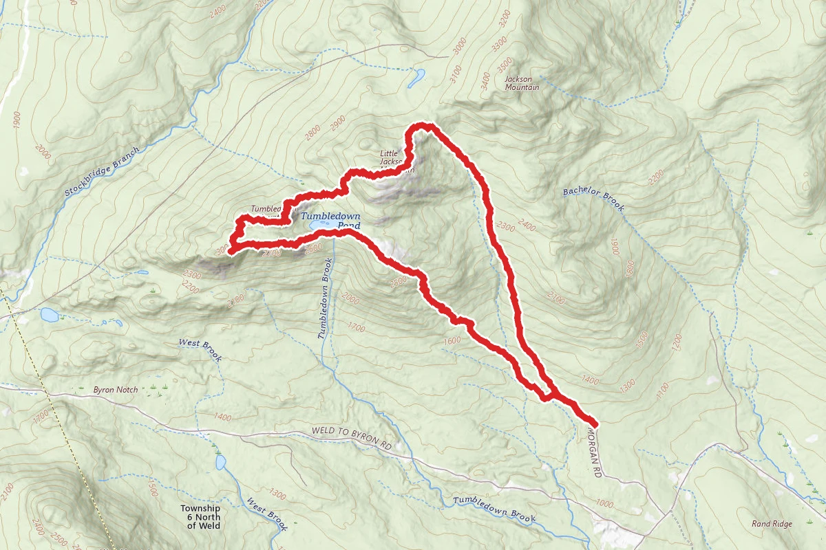 Tumbledown and Little Jackson via Parker Ridge Trail