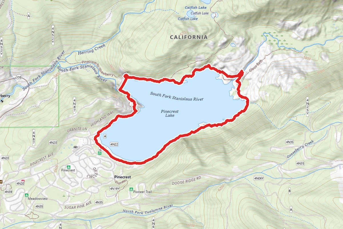 Pinecrest Lake Loop