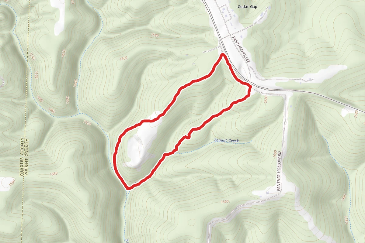 Cedar Gap Hiking Trail
