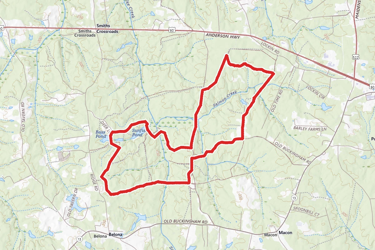 Powhatan Wildlife Management Area Trails