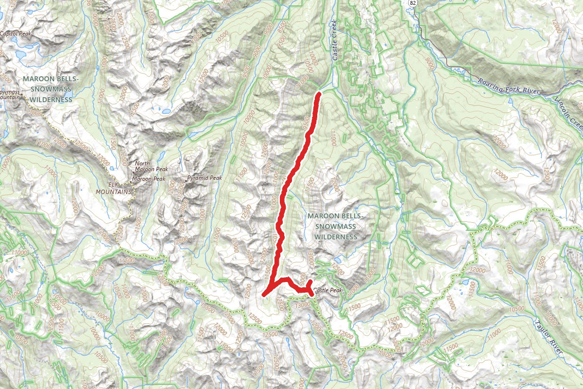 Conundrum Hot Springs and Peak Trail