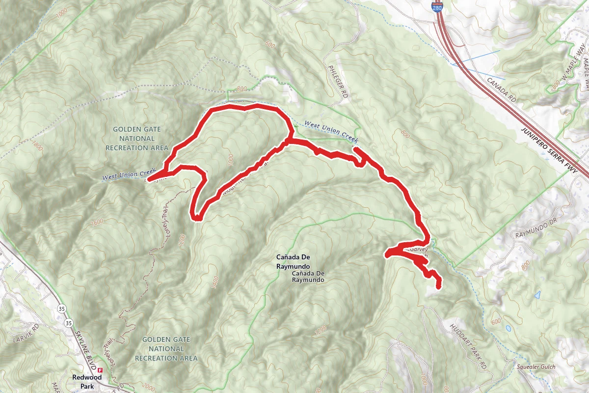Miramontes, Mount Redondo and Raymundo Trail Loop
