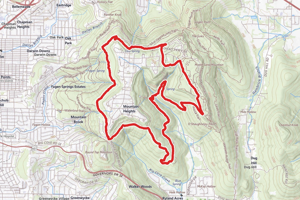 Big Monte Sano Loop