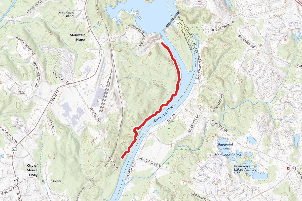 Mountain Island Park Trail