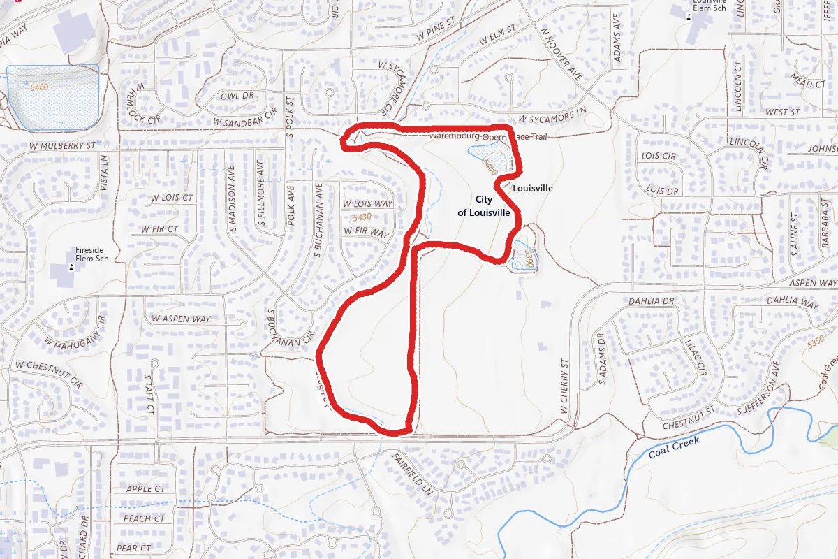 Warembourg fish pond loop