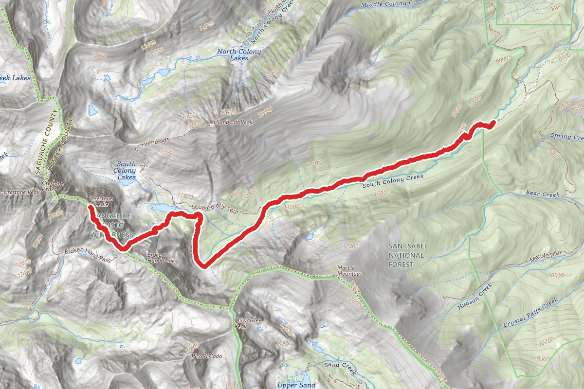 Crestone Needle Trail