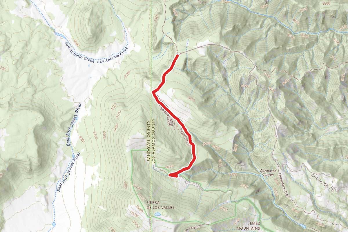 Guaje Canyon Trail