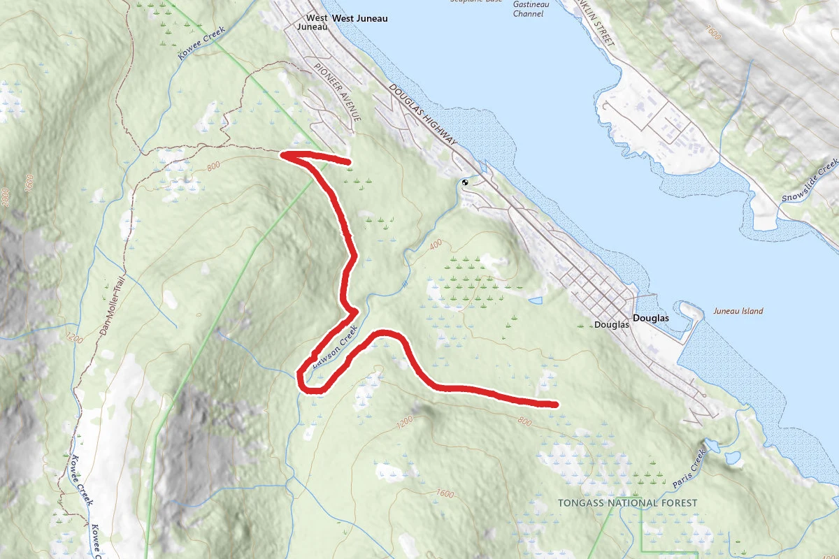 Treadwell Ditch Trail