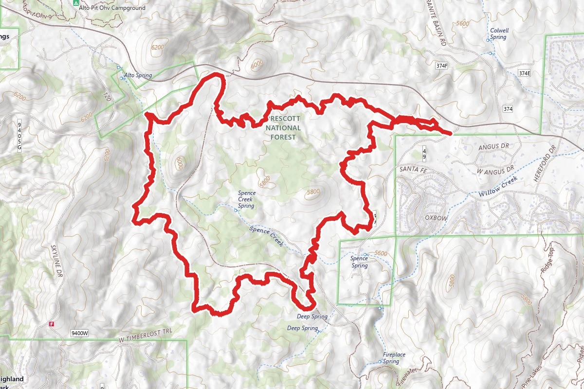 Noodle, Sidekick, Tatanka, Westside Story and Vista Loop