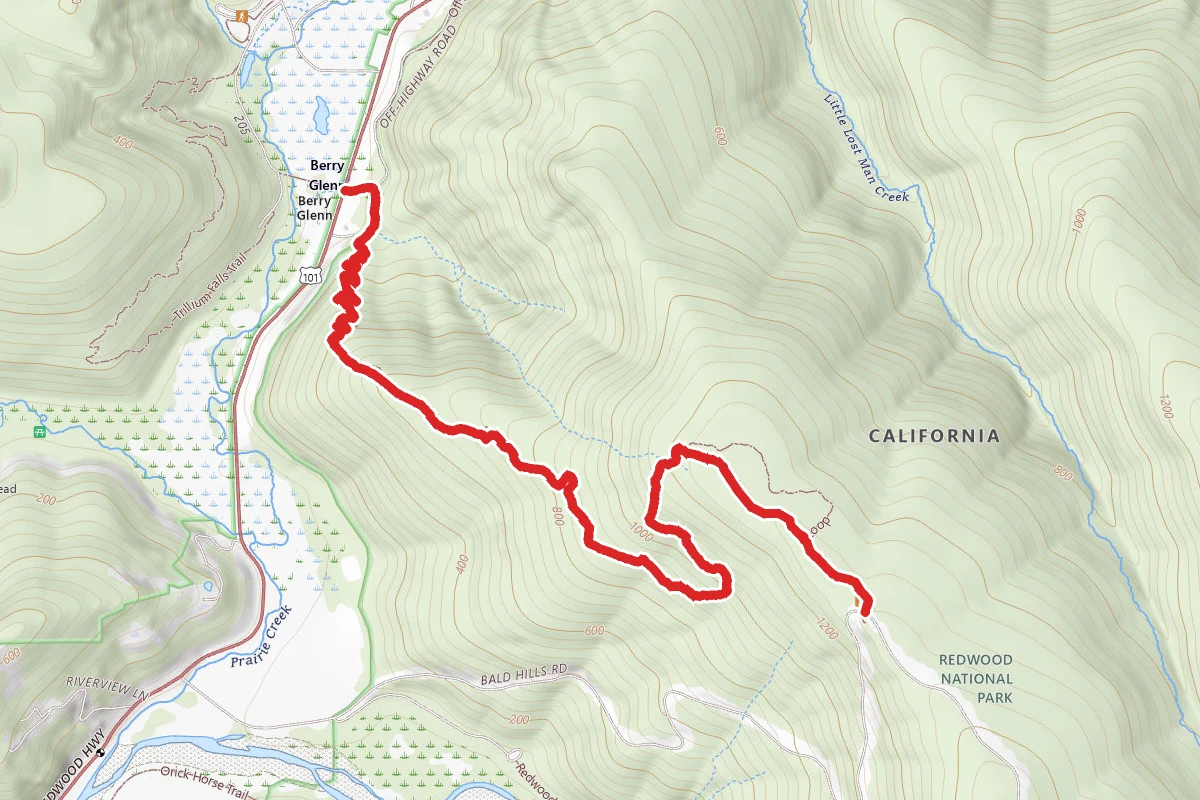 Berry Glen and Lady Bird Grove Trail