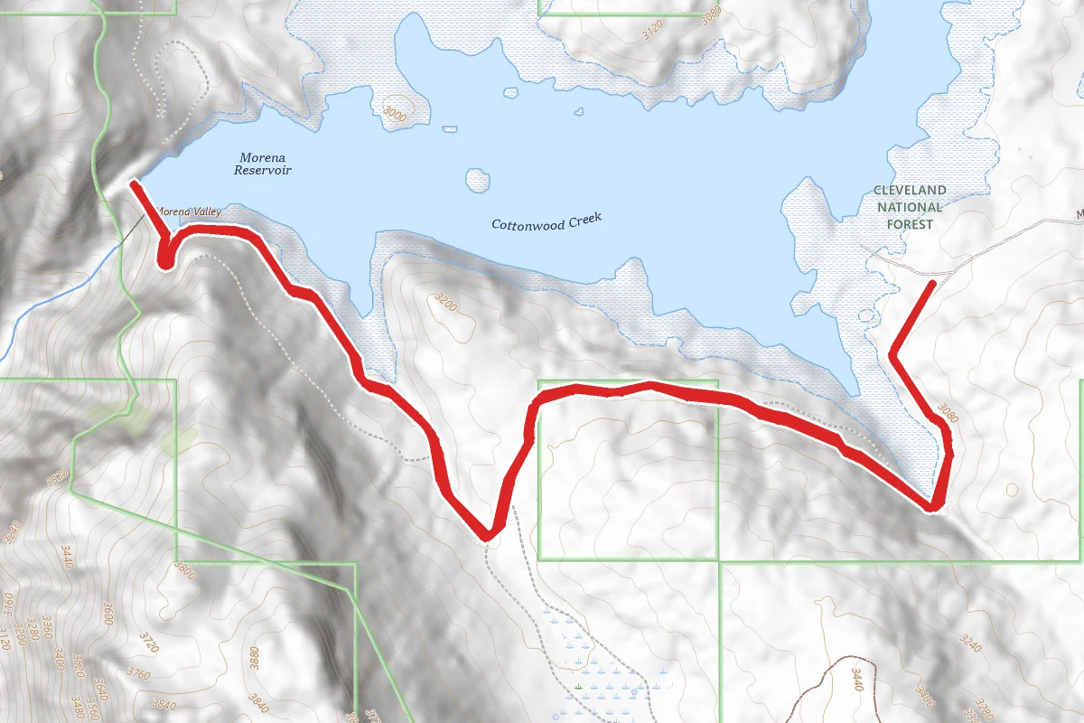Morena Lake Trail