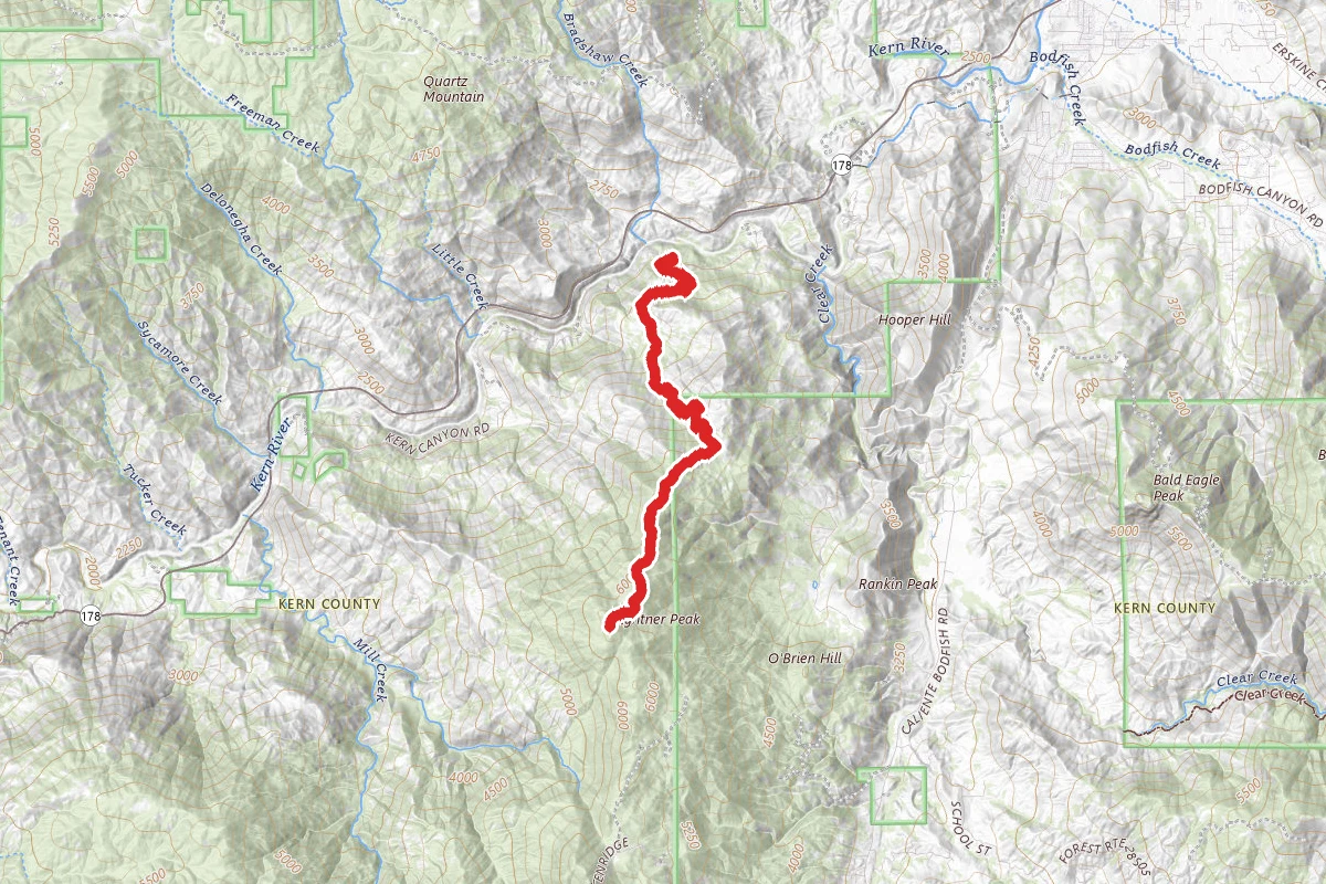 Remington Ridge Trail to Lightner Peak