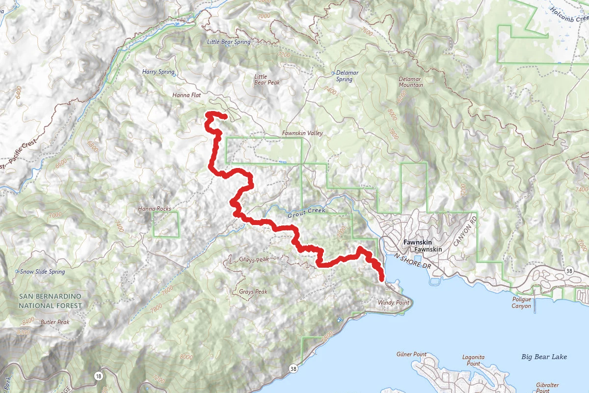 Hanna Flat Campground Trail