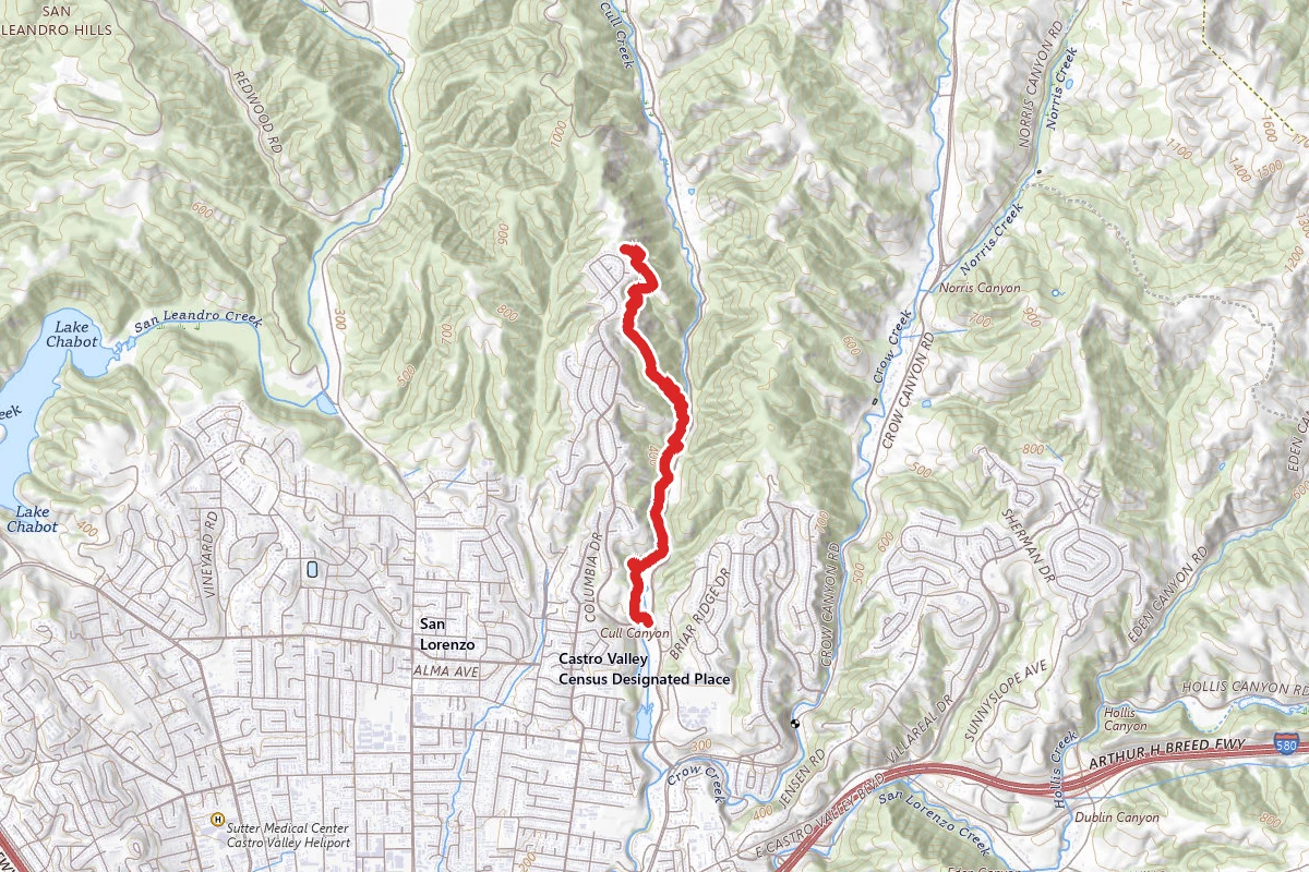 Chabot to Garin Regional Trail