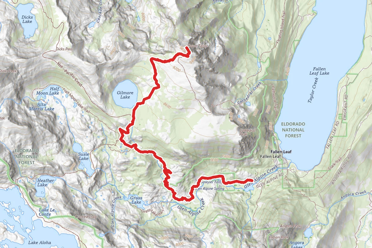 Mount Tallac Via Glen Alpine Spring Trail