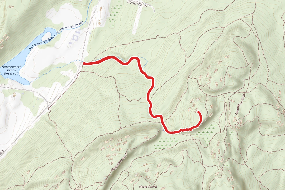 Red Circle Trail to Stone House