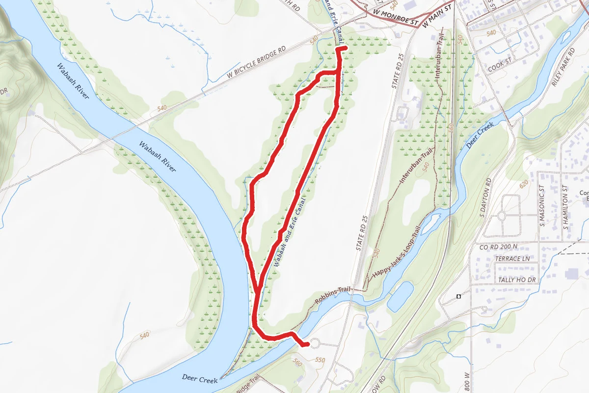 Wabash and Erie Canal Trail Loop