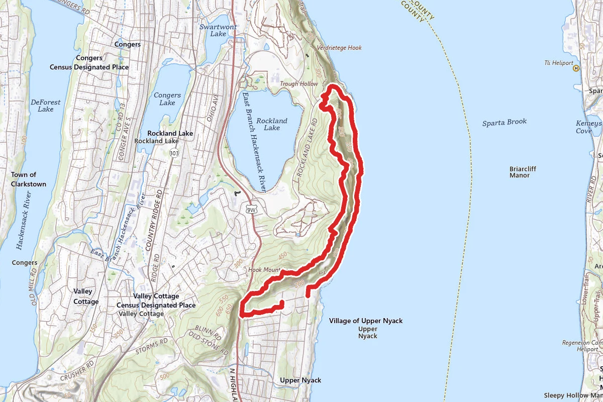 Hook Mountain and Nyack Beach Loop