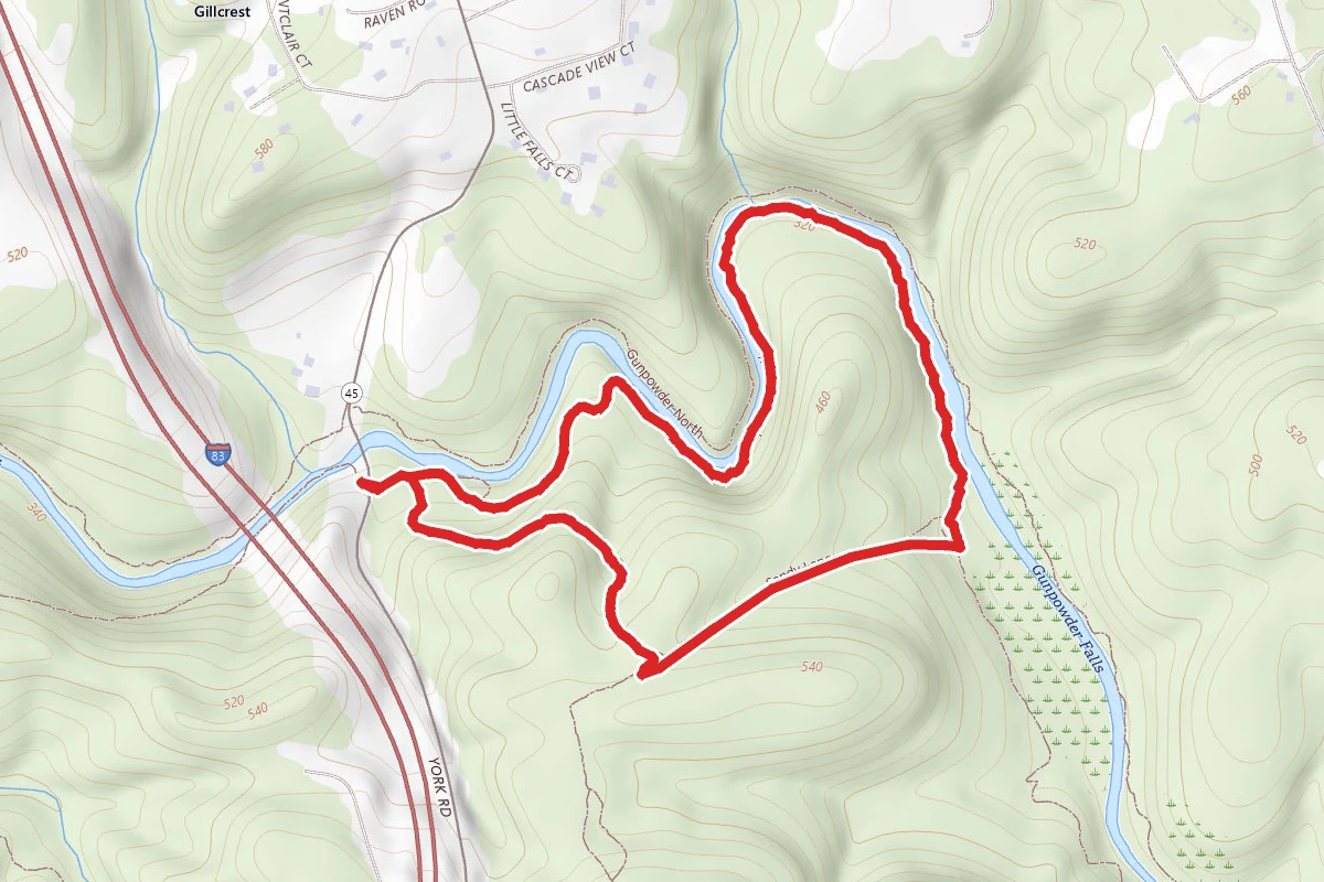 Panther, Sandy and Gunpowder North Trail Loop
