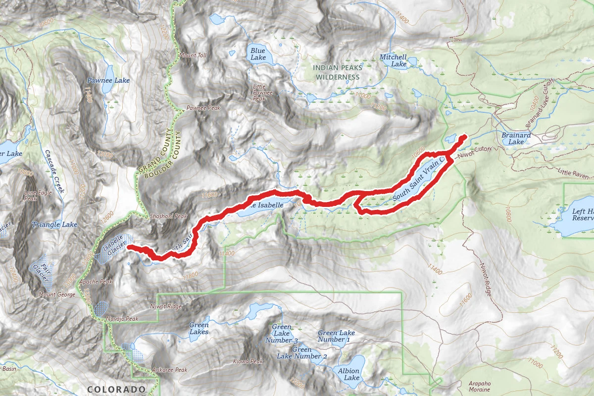 Isabelle Glacier Trail