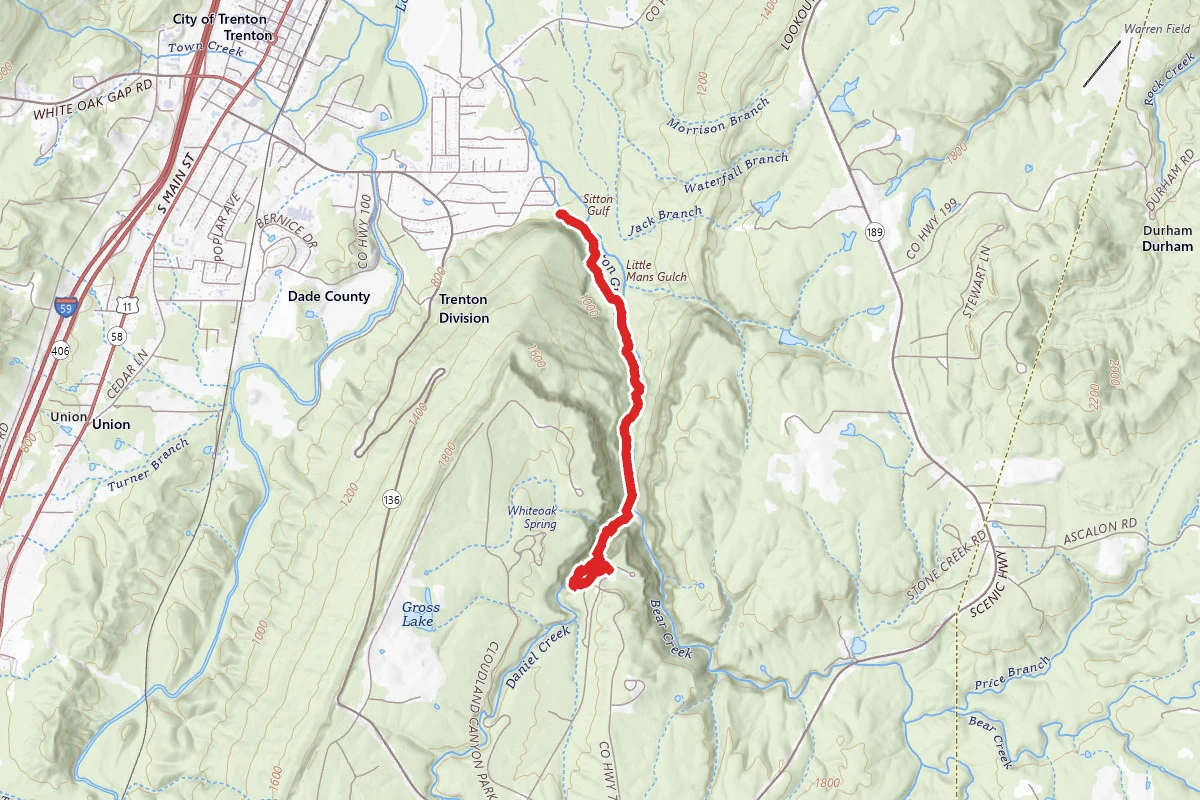 Sitton's Gulch Trail