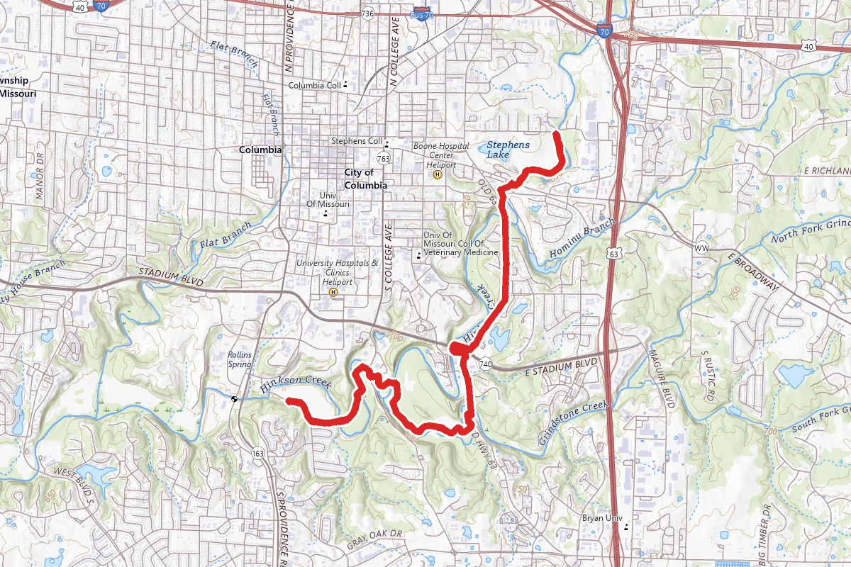 Hinkson Creek Trail
