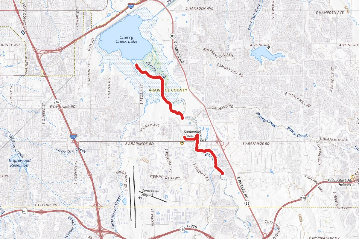 Cherry Creek Reservoir Loop Trail