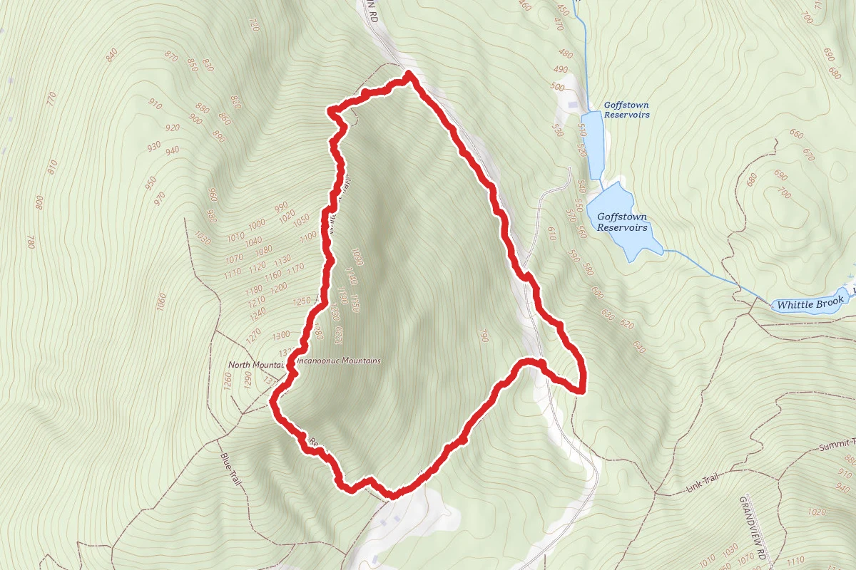 North Uncanoonuc Mountain via White Dot and Red Dot Trail